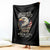 Patriotic USA Army Military 250th Anniversary Throw Blanket 250 Years Of Defending Liberty Since 1775 - Wonder Print Shop