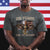 US Navy Military 250th Anniversary T Shirt 250 Years Sea To Shore Bald Eagle - Wonder Print Shop