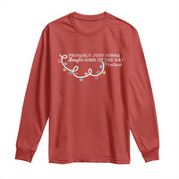 Funny Probably Just Gonna Jingle Some Of The Way I'm Tired Long Sleeve Shirt - Wonder Print Shop