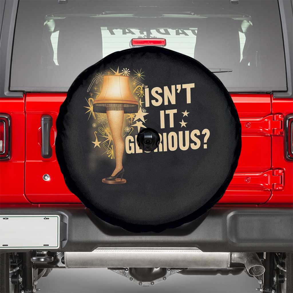 Funny Christmas Movie Leg Lamp Spare Tire Cover Isnt It Glorious - Wonder Print Shop