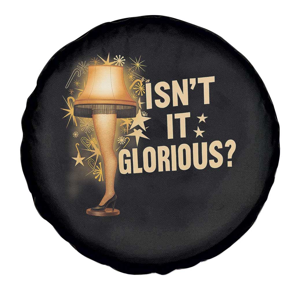 Funny Christmas Movie Leg Lamp Spare Tire Cover Isnt It Glorious - Wonder Print Shop