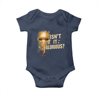 Funny Christmas Movie Leg Lamp Baby Onesie Isnt It Glorious - Wonder Print Shop