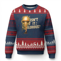 Funny Xmas Movie Leg Lamp Ugly Christmas Sweater Isnt It Glorious - Wonder Print Shop