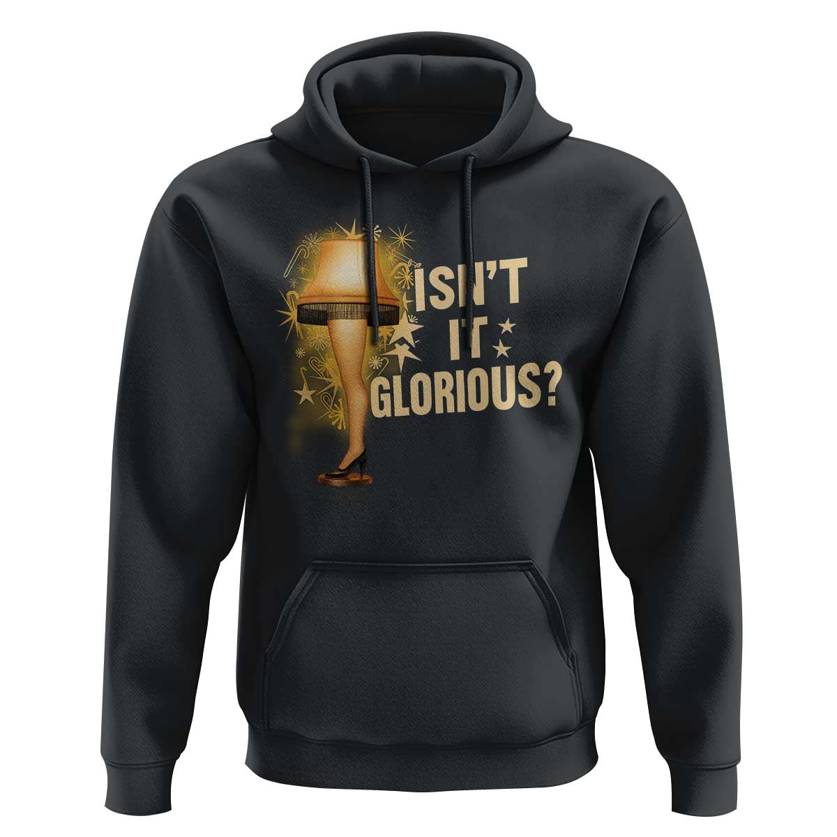 Funny Christmas Movie Leg Lamp Hoodie Isnt It Glorious - Wonder Print Shop