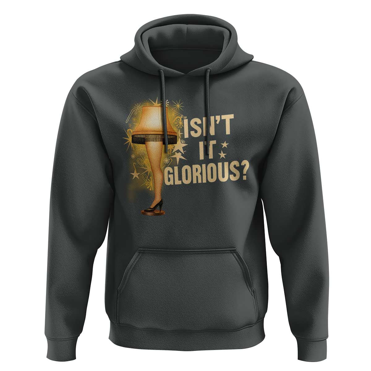 Funny Christmas Movie Leg Lamp Hoodie Isnt It Glorious - Wonder Print Shop