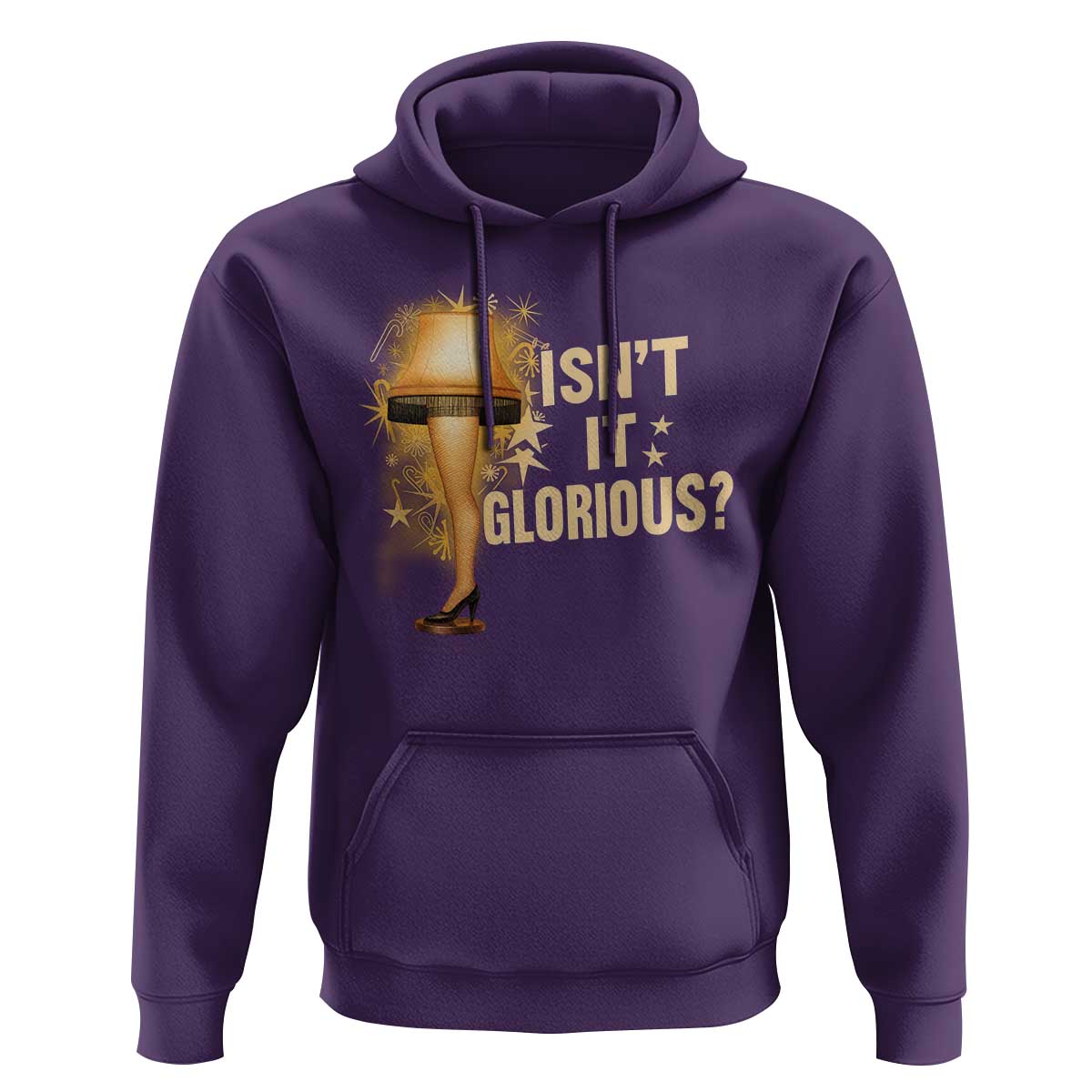 Funny Christmas Movie Leg Lamp Hoodie Isnt It Glorious - Wonder Print Shop