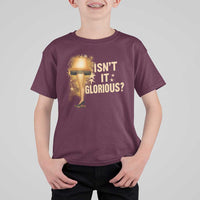 Funny Christmas Movie Leg Lamp T Shirt For Kid Isnt It Glorious - Wonder Print Shop