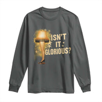 Funny Christmas Movie Leg Lamp Long Sleeve Shirt Isnt It Glorious - Wonder Print Shop