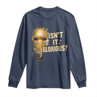Funny Christmas Movie Leg Lamp Long Sleeve Shirt Isnt It Glorious - Wonder Print Shop