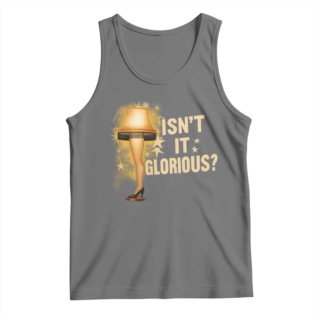Funny Christmas Movie Leg Lamp Tank Top Isnt It Glorious - Wonder Print Shop