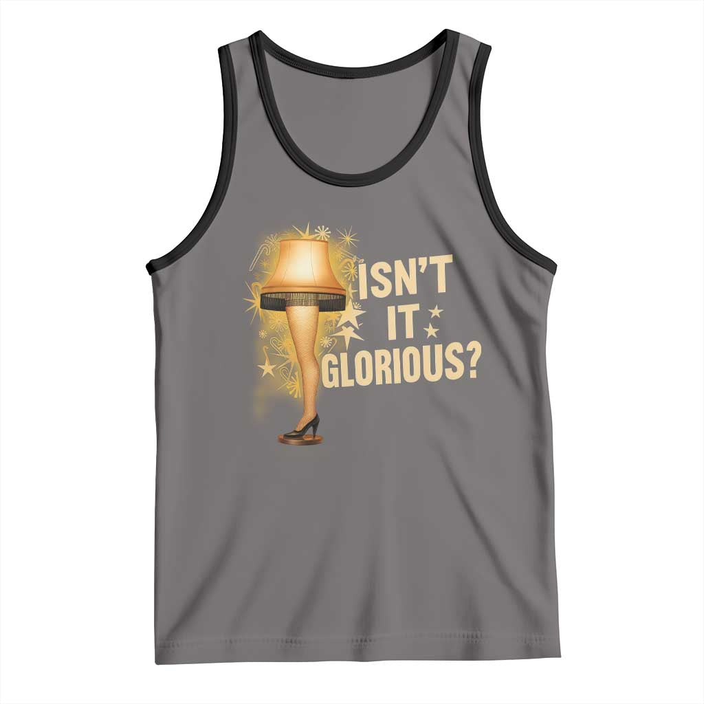 Funny Christmas Movie Leg Lamp Tank Top Isnt It Glorious - Wonder Print Shop