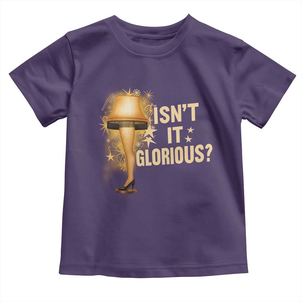 Funny Christmas Movie Leg Lamp Toddler T Shirt Isnt It Glorious - Wonder Print Shop