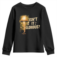 Funny Christmas Movie Leg Lamp Youth Sweatshirt Isnt It Glorious - Wonder Print Shop
