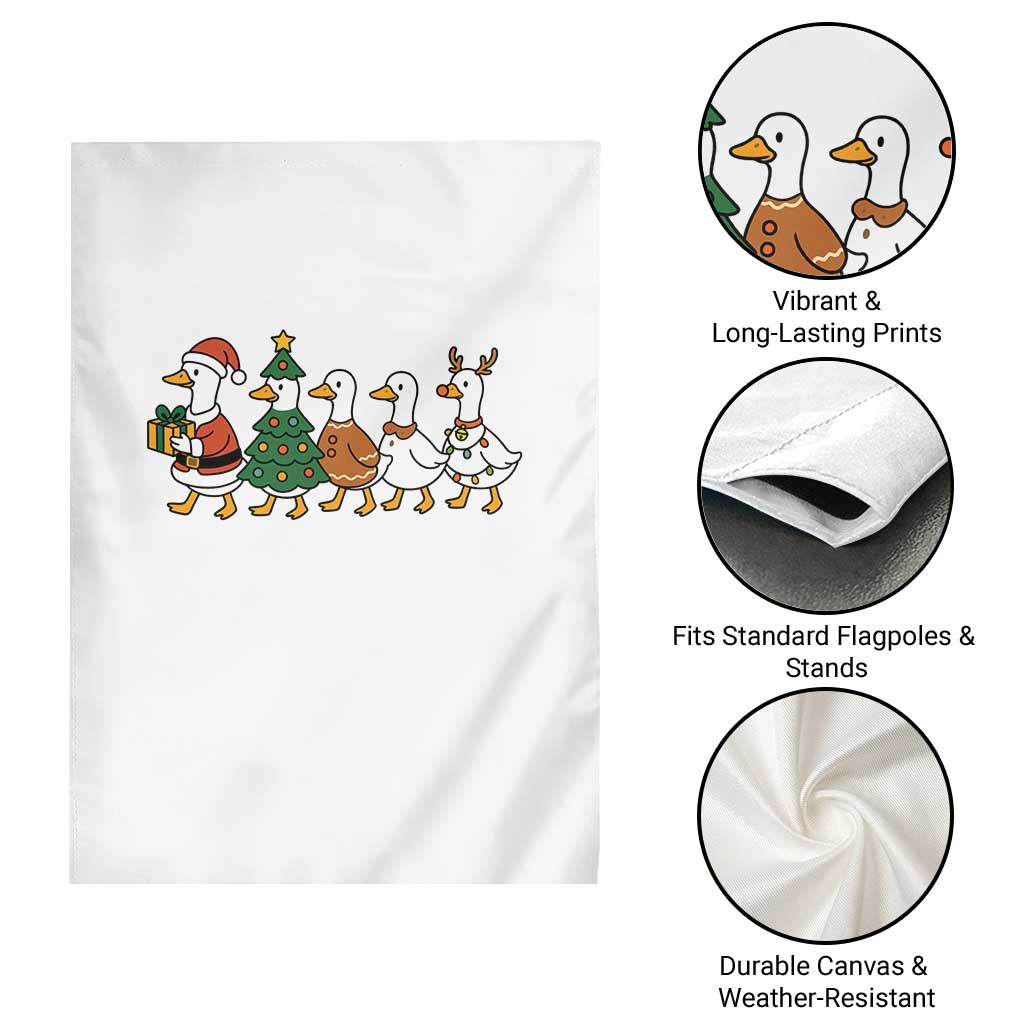 Funny Christmas Silly Goose Poultry Animal Lovers Garden Flag - Wonder Print Shop