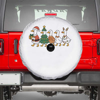 Funny Christmas Silly Goose Poultry Animal Lovers Spare Tire Cover - Wonder Print Shop
