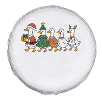 Funny Christmas Silly Goose Poultry Animal Lovers Spare Tire Cover - Wonder Print Shop