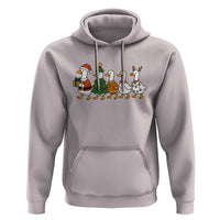 Funny Christmas Silly Goose Poultry Animal Lovers Hoodie - Wonder Print Shop