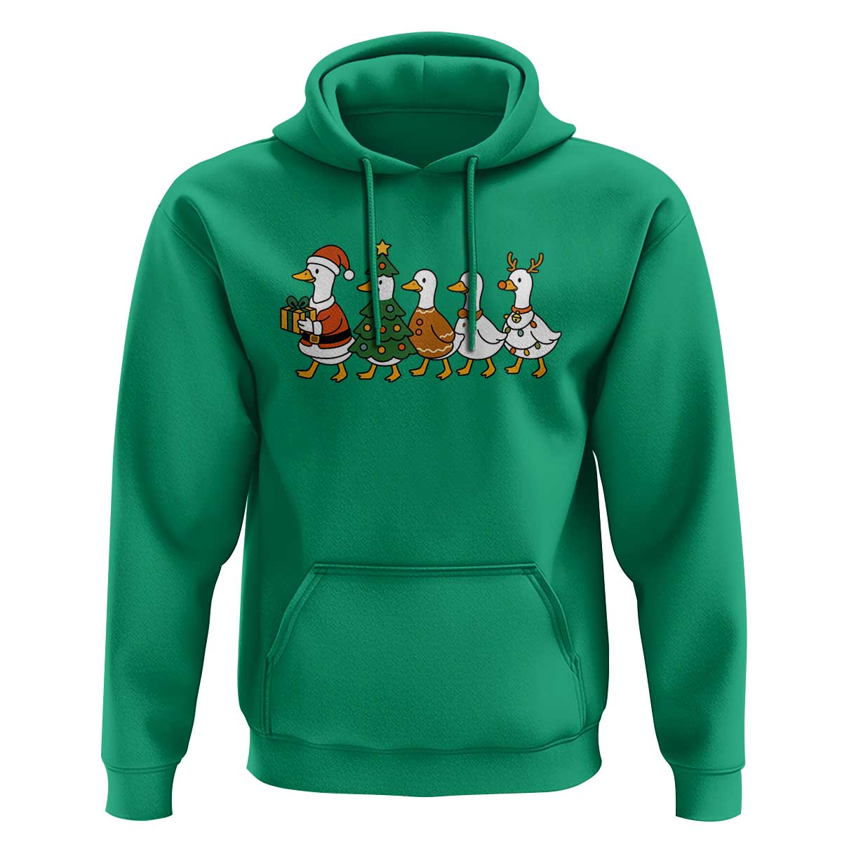 Funny Christmas Silly Goose Poultry Animal Lovers Hoodie - Wonder Print Shop
