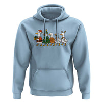 Funny Christmas Silly Goose Poultry Animal Lovers Hoodie - Wonder Print Shop