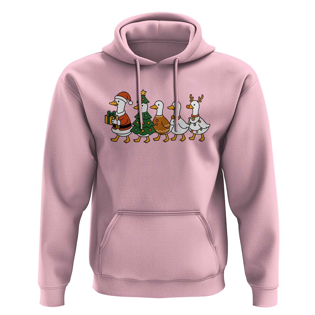 Funny Christmas Silly Goose Poultry Animal Lovers Hoodie - Wonder Print Shop
