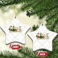 Funny Christmas Silly Goose Poultry Animal Lovers Ceramic Ornament - Wonder Print Shop