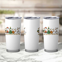Funny Christmas Silly Goose Poultry Animal Lovers Tumbler Cup - Wonder Print Shop