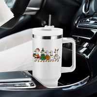 Funny Christmas Silly Goose Poultry Animal Lovers Tumbler With Handle - Wonder Print Shop