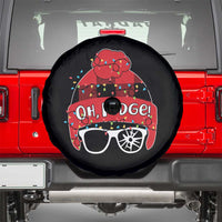 Funny Christmas Movie Spare Tire Cover Oh Fudge Buffalo Plaid Printed Graphic Beanie Cap Xmas Light - Wonder Print Shop