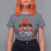 Funny Christmas Movie T Shirt For Women Oh Fudge Buffalo Plaid Printed Graphic Beanie Cap Xmas Light - Wonder Print Shop