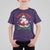 Funny Black Santa Says Six Seven T Shirt For Kid Christmas 67 Meme African American Santa Gen Alpha Slang - Wonder Print Shop