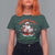 Funny Black Santa Says Six Seven T Shirt For Women Christmas 67 Meme African American Santa Gen Alpha Slang - Wonder Print Shop