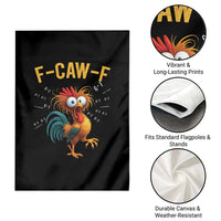 Funny F Caw F 67 Meme Garden Flag Cartoon Rooster Chicken Poultry Humor - Wonder Print Shop