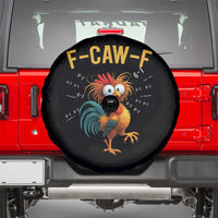 Funny F Caw F 67 Meme Spare Tire Cover Cartoon Rooster Chicken Poultry Humor - Wonder Print Shop