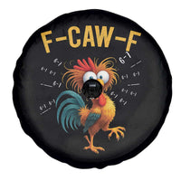 Funny F Caw F 67 Meme Spare Tire Cover Cartoon Rooster Chicken Poultry Humor - Wonder Print Shop
