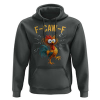 Funny F Caw F 67 Meme Hoodie Cartoon Rooster Chicken Poultry Humor - Wonder Print Shop