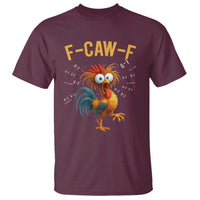 Funny F Caw F 67 Meme T Shirt Cartoon Rooster Chicken Poultry Humor - Wonder Print Shop