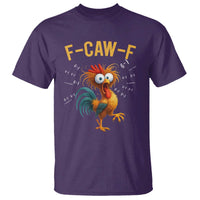 Funny F Caw F 67 Meme T Shirt Cartoon Rooster Chicken Poultry Humor - Wonder Print Shop