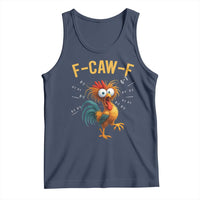 Funny F Caw F 67 Meme Tank Top Cartoon Rooster Chicken Poultry Humor - Wonder Print Shop