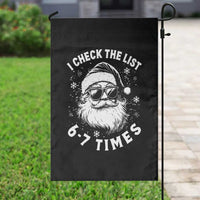 67 Meme Christmas Santa Garden Flag Funny I Check The List 67 Times - Wonder Print Shop