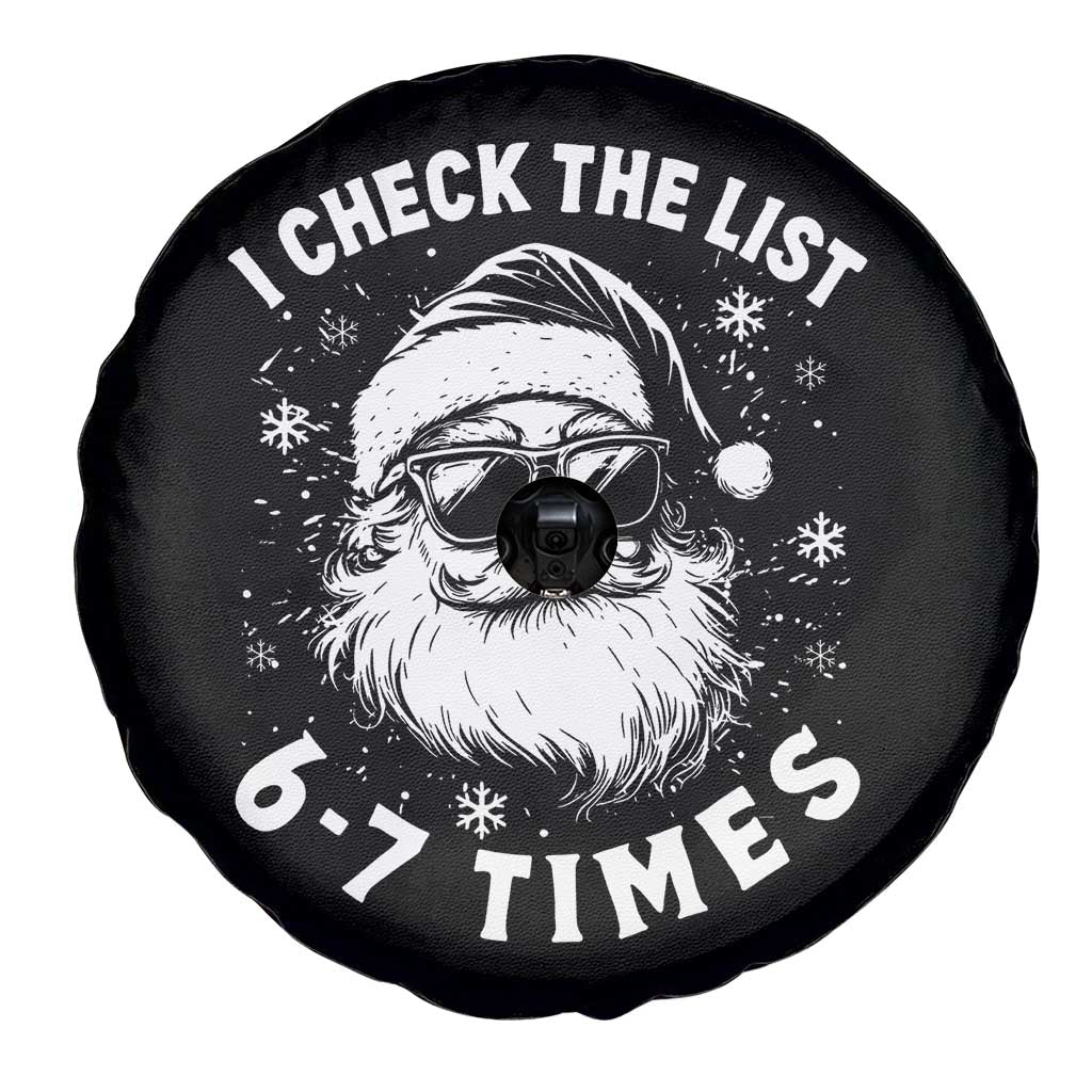 67 Meme Christmas Santa Spare Tire Cover Funny I Check The List 67 Times - Wonder Print Shop