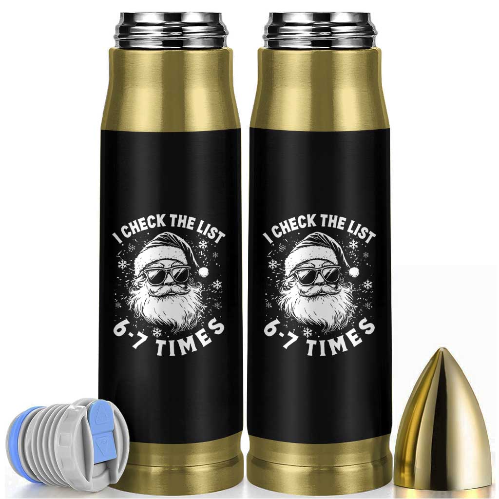 67 Meme Christmas Santa Bullet Tumbler Funny I Check The List 67 Times - Wonder Print Shop