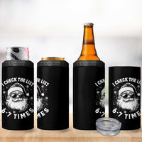 67 Meme Christmas Santa 4 in 1 Can Cooler Tumbler Funny I Check The List 67 Times - Wonder Print Shop