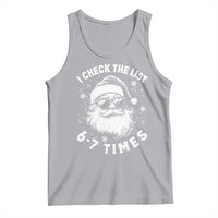 67 Meme Christmas Santa Tank Top Funny I Check The List 67 Times - Wonder Print Shop