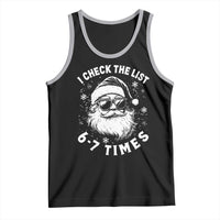 67 Meme Christmas Santa Tank Top Funny I Check The List 67 Times - Wonder Print Shop