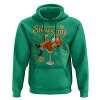 The Life Of The Show Santa Hoodie Funny Christmas Orange Santa - Wonder Print Shop