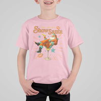The Life Of The Show Santa T Shirt For Kid Funny Christmas Orange Santa - Wonder Print Shop