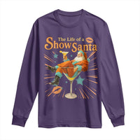 The Life Of The Show Santa Long Sleeve Shirt Funny Christmas Orange Santa - Wonder Print Shop