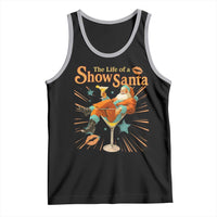 The Life Of The Show Santa Tank Top Funny Christmas Orange Santa - Wonder Print Shop