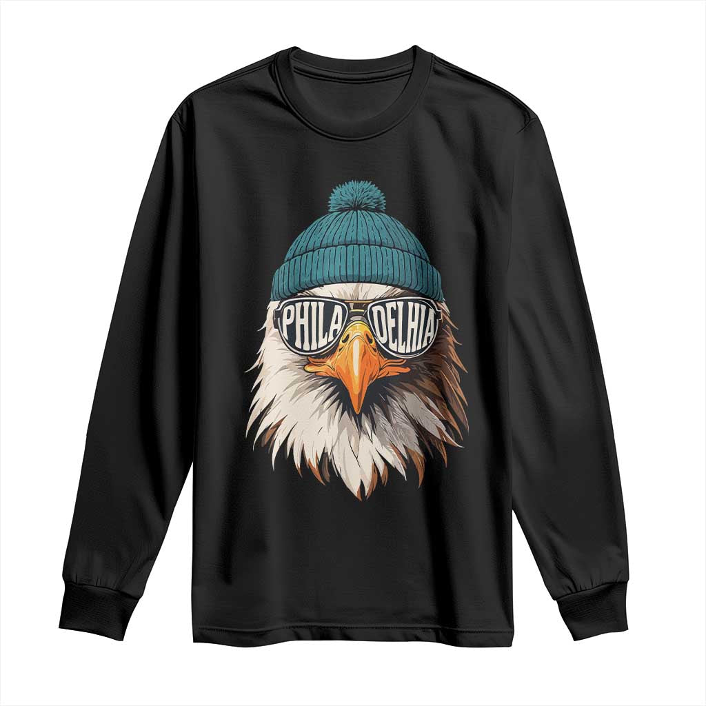 Philadelphia Fan Long Sleeve Shirt Eagles Sport Philly Fan Game Day - Wonder Print Shop