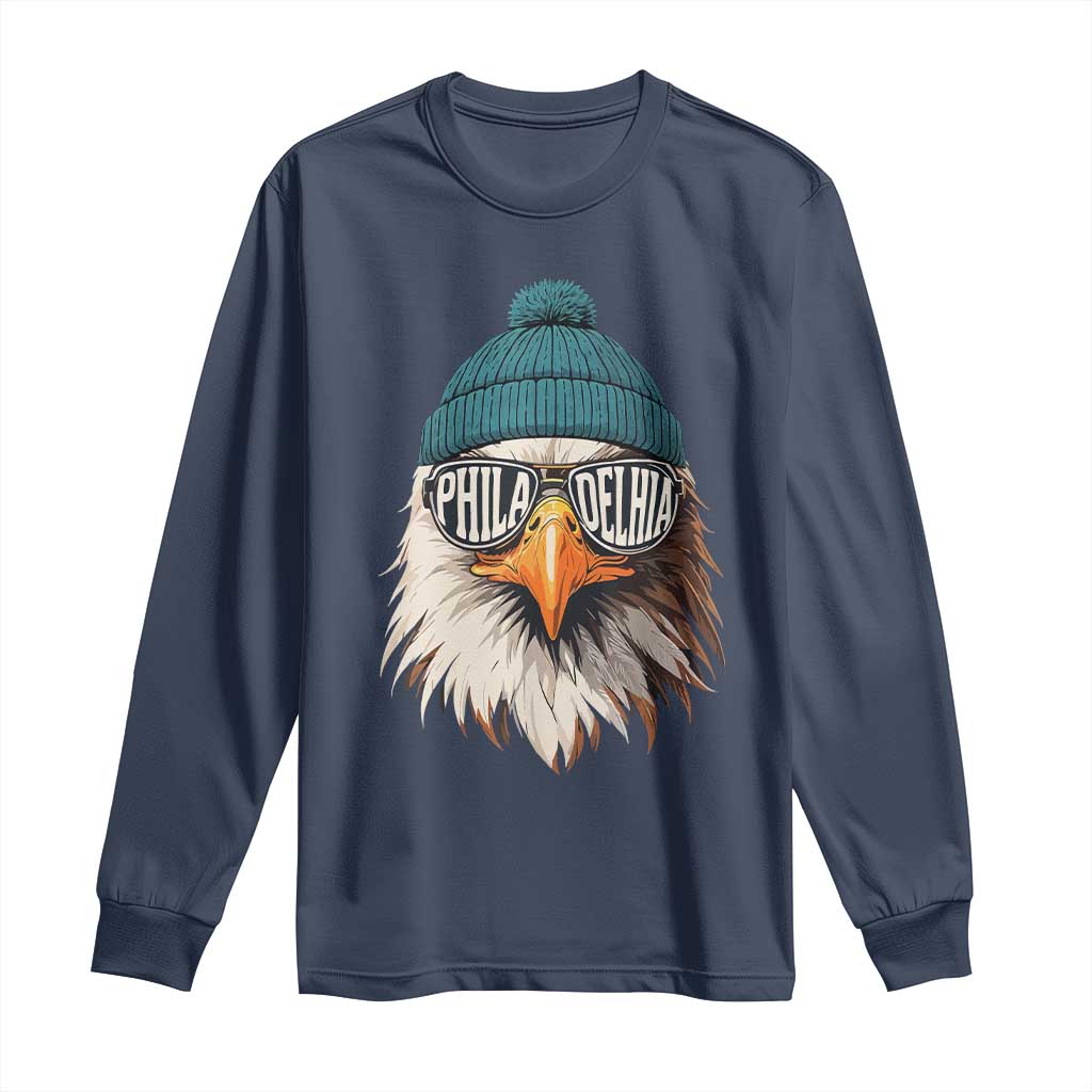 Philadelphia Fan Long Sleeve Shirt Eagles Sport Philly Fan Game Day - Wonder Print Shop